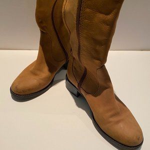 Donald J. Pliner Brown Flat Boot